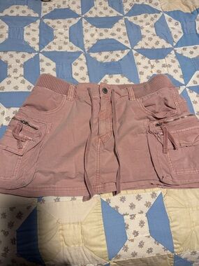 Women's Utility Mini Skort in Dusty Rose